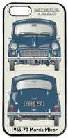 Morris Minor 4dr Saloon 1965-70 Phone Cover Vertical